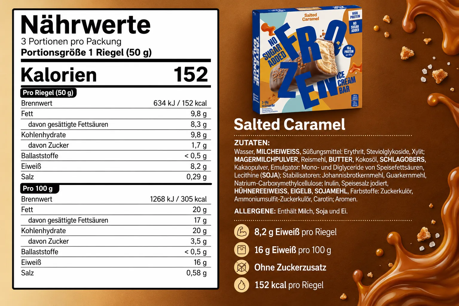 Salted Caramel Nährwerte