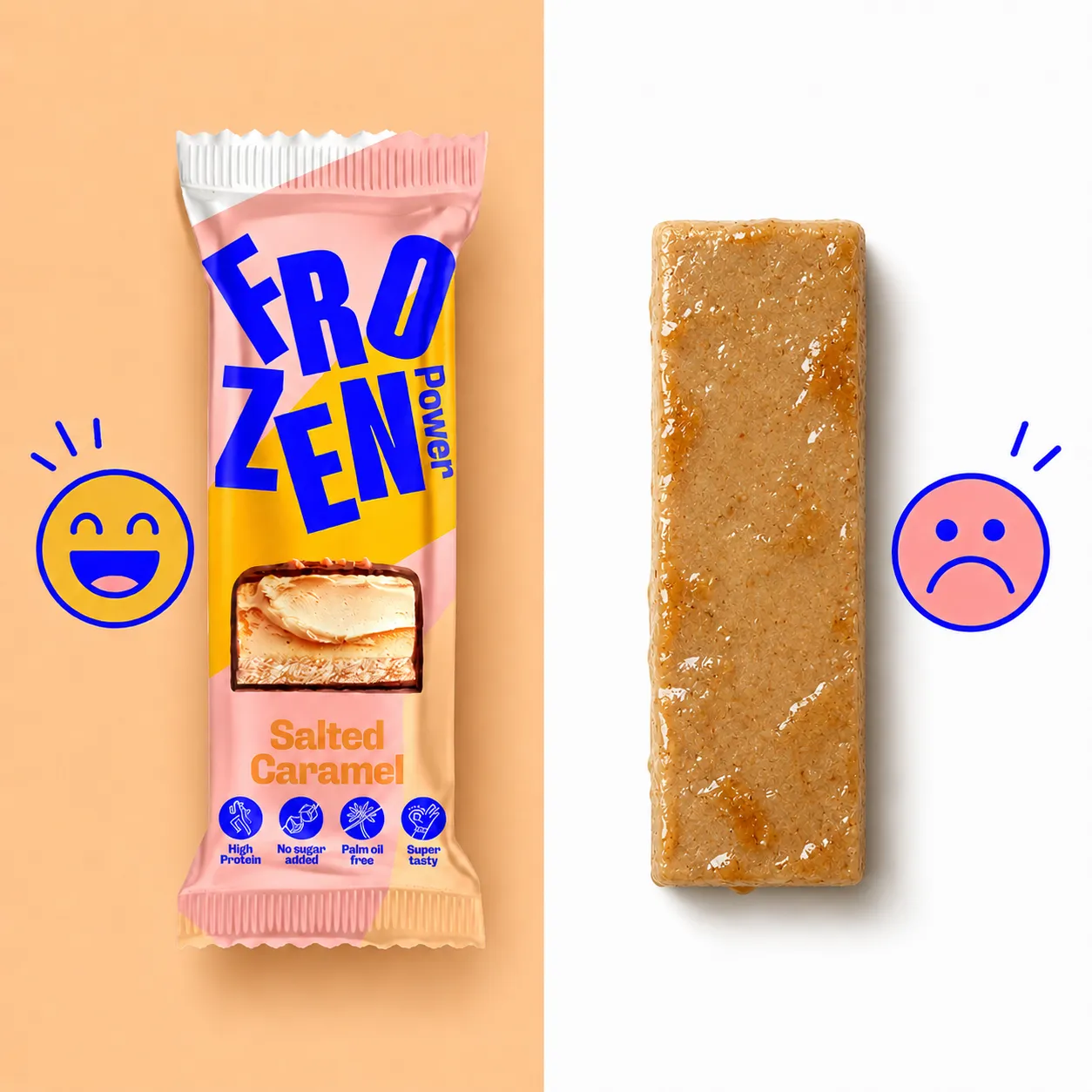 Frozen Power vs Eiweißriegel